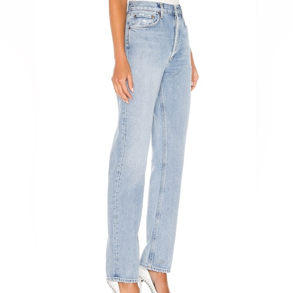 Agolde Lana Straight High Rise Jeans - Picture 3 of 6